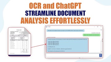 OCR and ChatGPT: Streamline Document Analysis Effortlessly