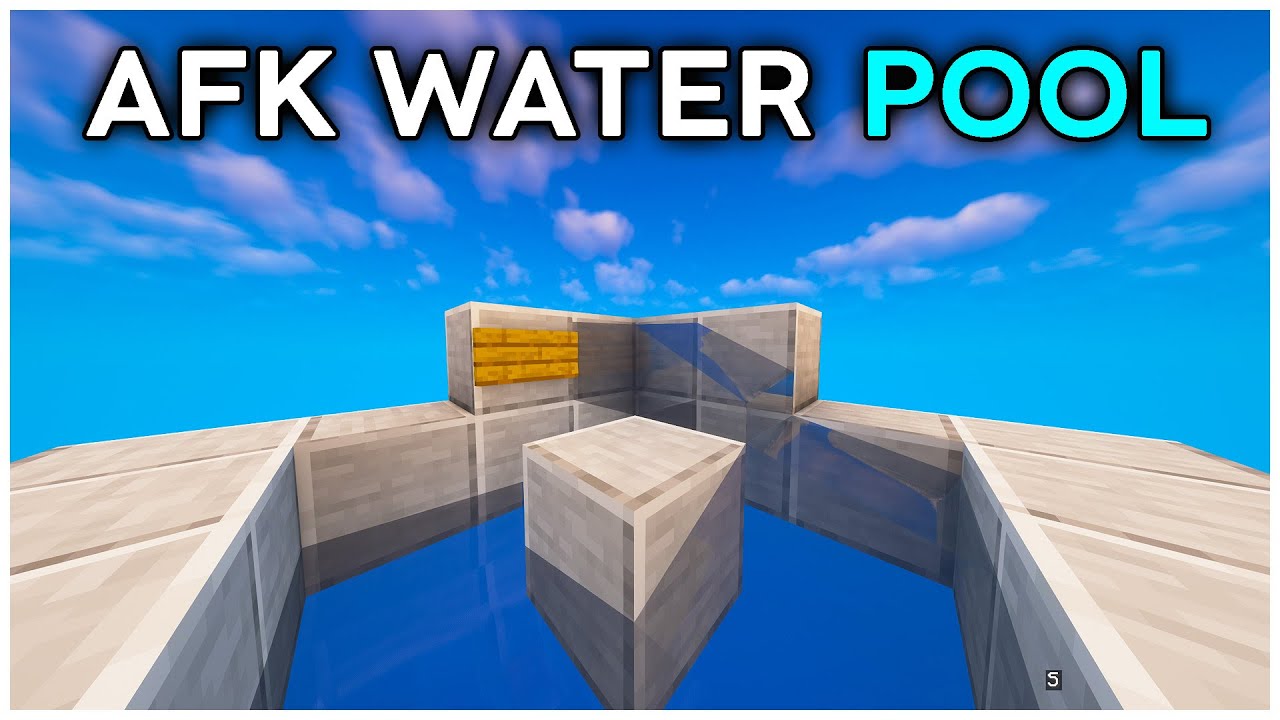 Самый простой способ создать AFK-бассейн в Minecraft (Java 1.21.11) (Учебное пособие)