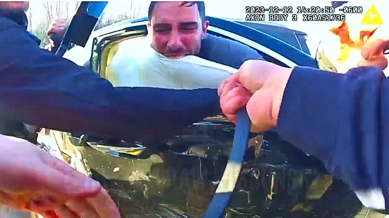 100 MPH Chase Ends in Three PIT Maneuvers and a Bite - YouTube