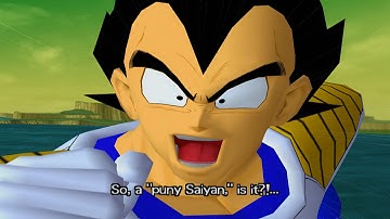 Dragon Ball Z Budokai Walkthrough Part 11 - Vegeta vs Zarbon Recoome & Frieza (PCSX2 + Sweetfx)