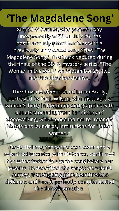 Sinead O’Connor’s Unreleased Track ‘The Magdalene Song’ Premieres in BBC Series