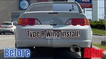 RSX Gets A Type R Wing!!
