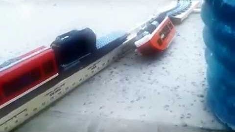 Crashes #Lego trains crashes on ✓ a bridge and more ® compilations