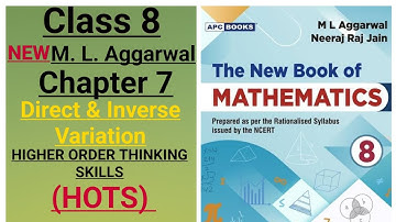New ml aggarwal class 8 maths chapter 7 (Direct & Inverse Variation) Higher Order Thinking Skills