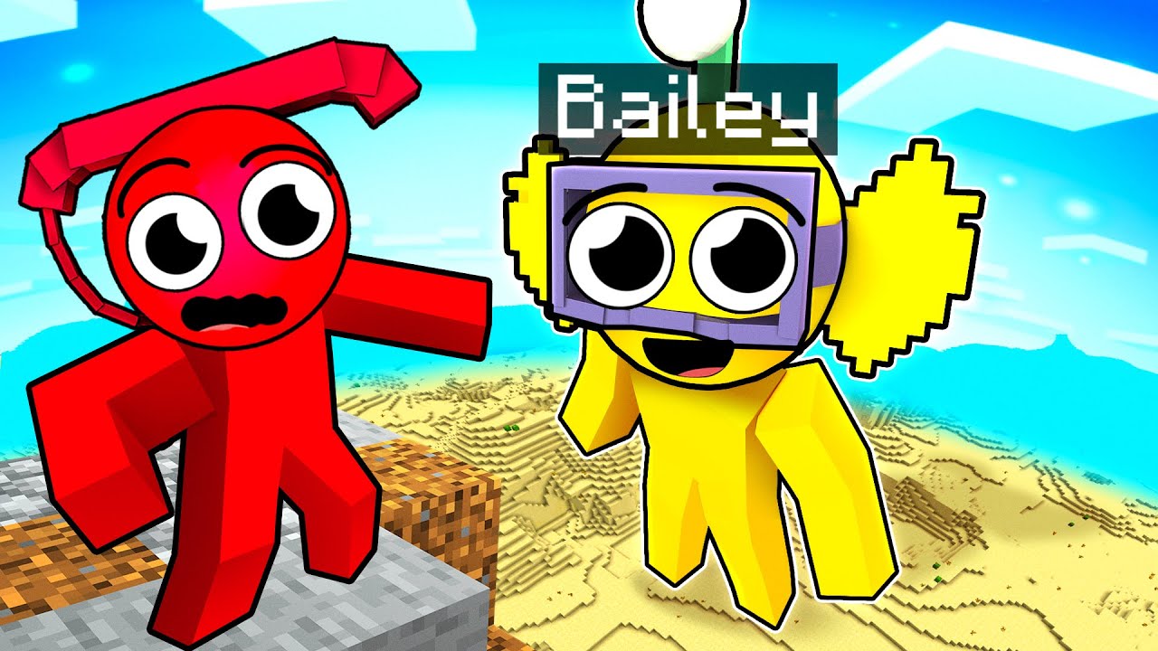 I Built the BIGGEST OC SPRUNKI in Minecraft!