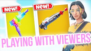 🔴 *NEW* RETRO SCI-FI RIFLE & RAINBOW MACHINE PISTOL in 1v1 with every gun