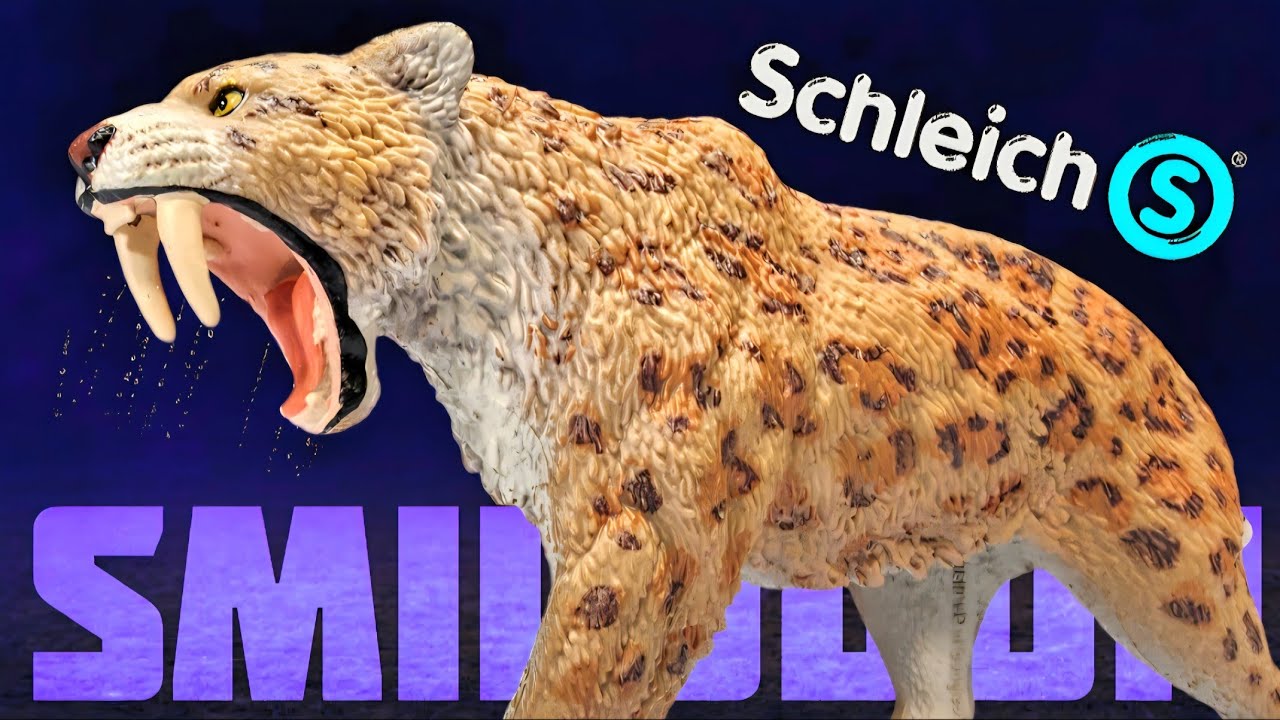 Обзор Schleich Smilodon 2026 года!!! ЛУЧШАЯ фигурка Schleich за последние годы!