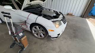 25G0742 - 2005 CHRYSLER CROSSFIRE - 3.2L ENGINE AND HEADLIGHTS
