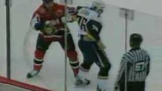 Brian McGrattan mot Andrew Peters i en riktig tungviktsfight