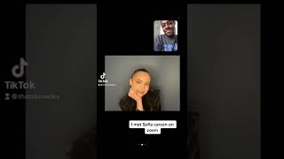 I MET SOFIA CARSON ON ZOOM 😍🙏🏿 #sofiacarson #zoom #pop