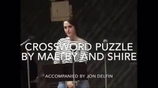Lucie Ledbetter performing Crossword Puzzle by Maltby and Shire