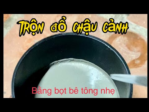 Công thức trộn bê tông nhẹ cơ bản