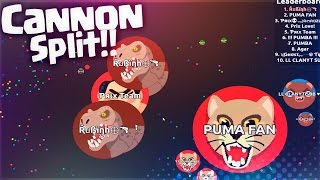 CANNON SPLIT!!! | Agar.io | Rubinho vlc