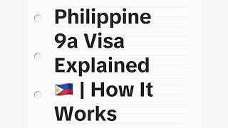 Philippine e-Visa Explained 🇵🇭 | Who Can Apply & How It Works