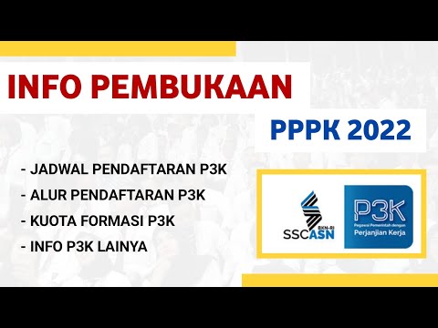 Jadwal Penerimaan PPPK