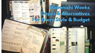 Hobonichi Weeks Dupes and Alternatives