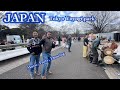 Japanese people playing drums . Tokyo