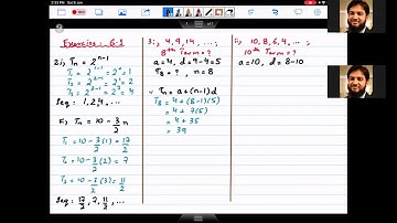 XI Math Chap 6 Sequence & Series Solution nth Term of an AP Tn by Sir Ahsan Abdullah Patel - Part 1