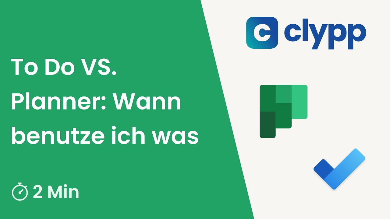 To Do VS. Planner: Wann benutze ich was