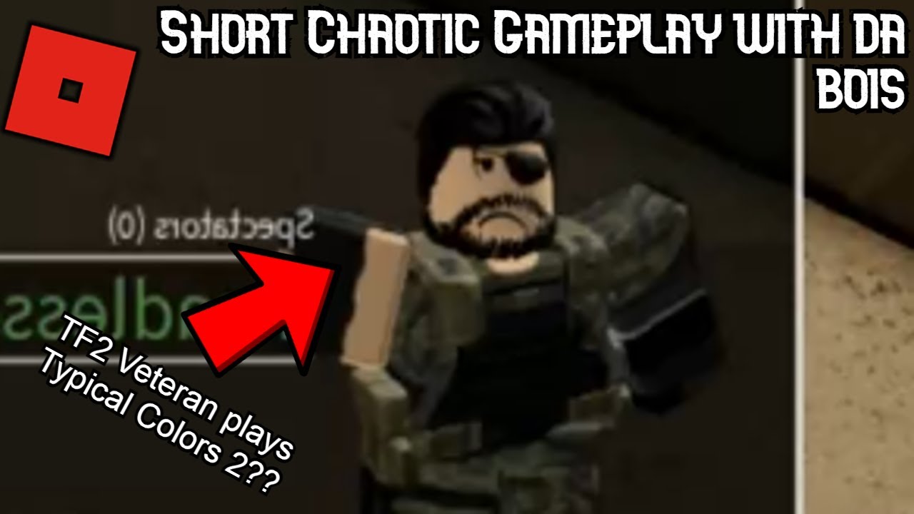TF2 Vet plays Typical Colors with friends - Roblox Short Chaotic Gameplay