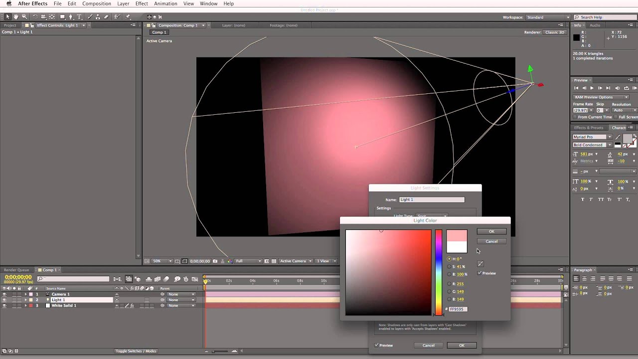 How to use the After Effects 3D System with 3D plugins - YouTube