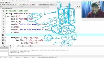 Sum Of columns in two dimensional Array in C++ Programming