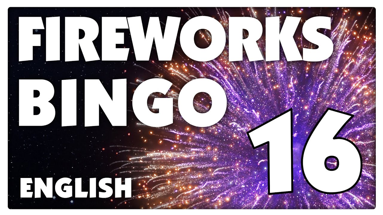 Игра в бинго с 90 шарами на тему фейерверков - 16
