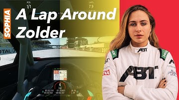 SOPHIA FLOERSCH - A LAP IN ZOLDER | Track guide | SIM - real life | rFactor 2 | Audi GT3 R8 LMS |DTM