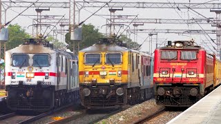 High Speed Trains Crossing Railway Stations In India Indian Railways Train Videos