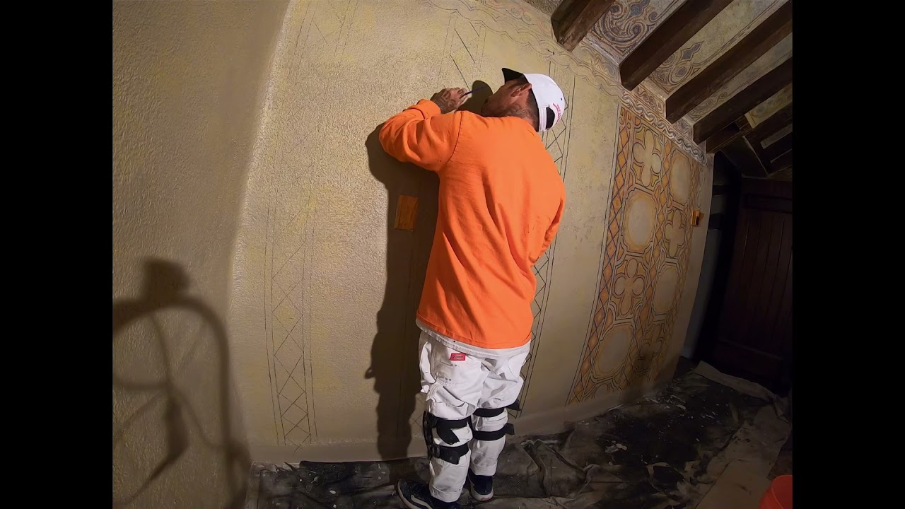 POV  Painting some lines at work