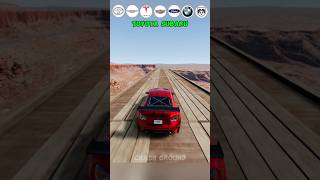Jump &amp; Brake Test  #beamngdrive #beamng #carcrash #cars #beamngcrashes