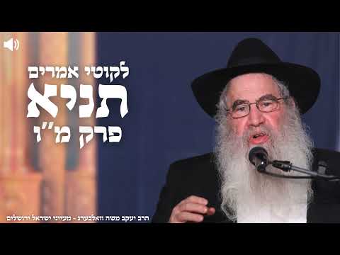 תניא פרק מ"ו חלק ב'  - הרב יעקב משה וואלבערג | ירושלים