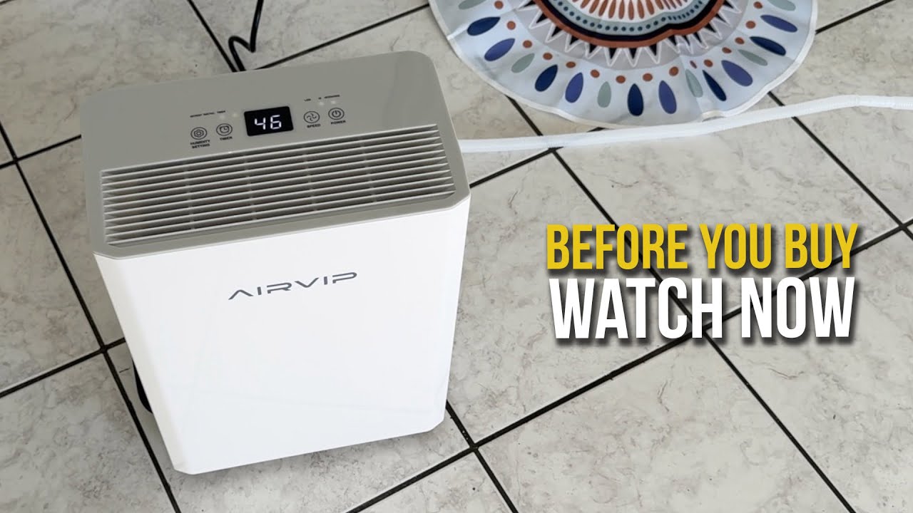 This Dehumidifier Runs Quietly All Day | AIRVIP Review