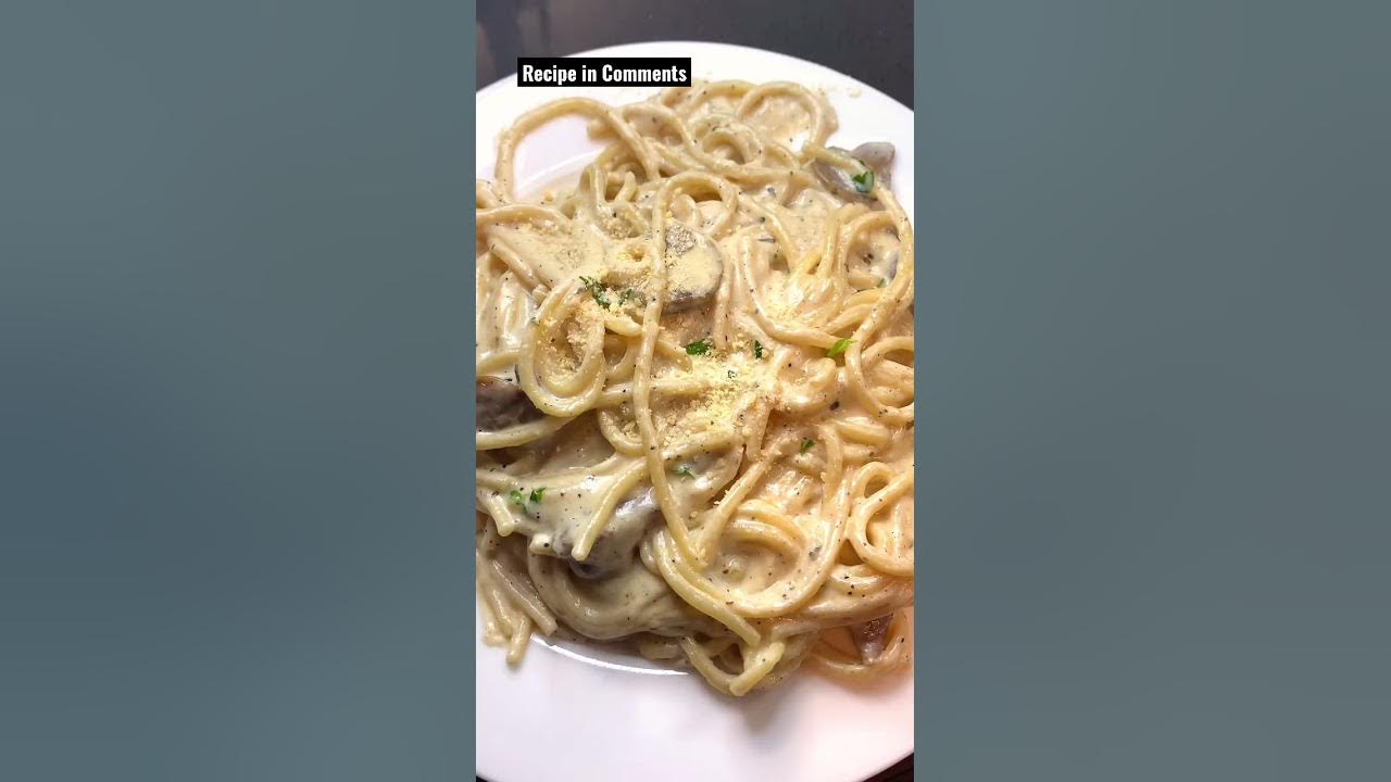 Delicious Creamy Mushroom Pasta