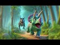 Dinosaure triceratops et une jeune fille arch&eacute;ologue | Conte Pour Dormir | Histoire en francais