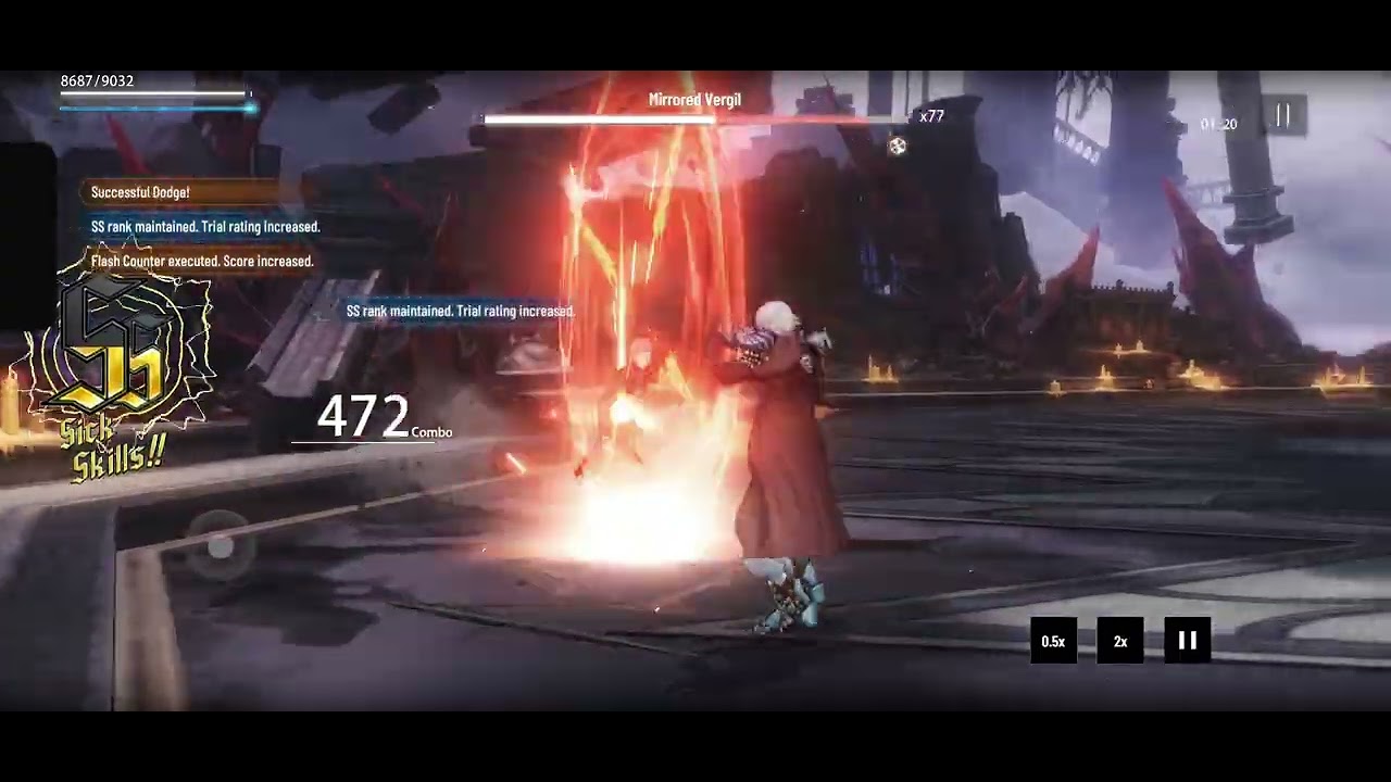 PGR what it looks like being top 3 global Dante main in simulacrum (Dante vs Vergil) (SSS)