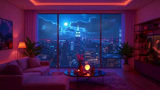 Red Lights at Midnight • Calm Lofi Beats for the City