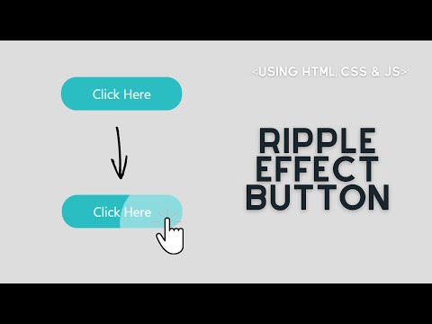 Ripple Effect Button using HTML, CSS, & JavaScript | Coding Room
