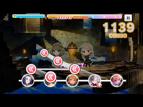 デレステDMM版 バベル MASTER+フルコンボ[手元付き]