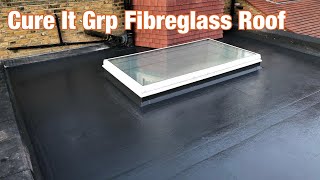 New GRP fibreglass roof  using Cure it