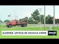Summer uptick in vehicle crime