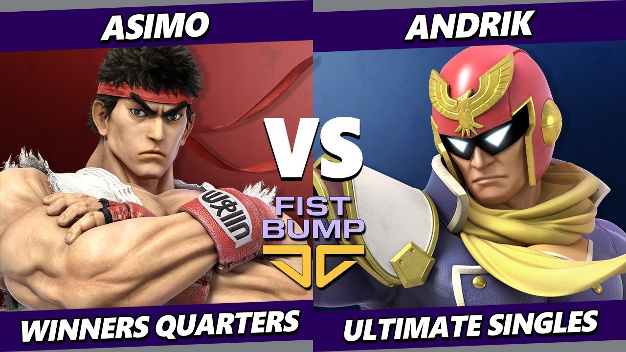 Fist Bump III - Asimo (Ryu) Vs. Andrik (Captain Falcon) Smash Ultimate - SSBU