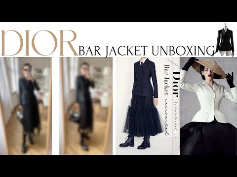 Dior 'Bar' Jacket Unboxing | Dior Bar 经典西装开箱