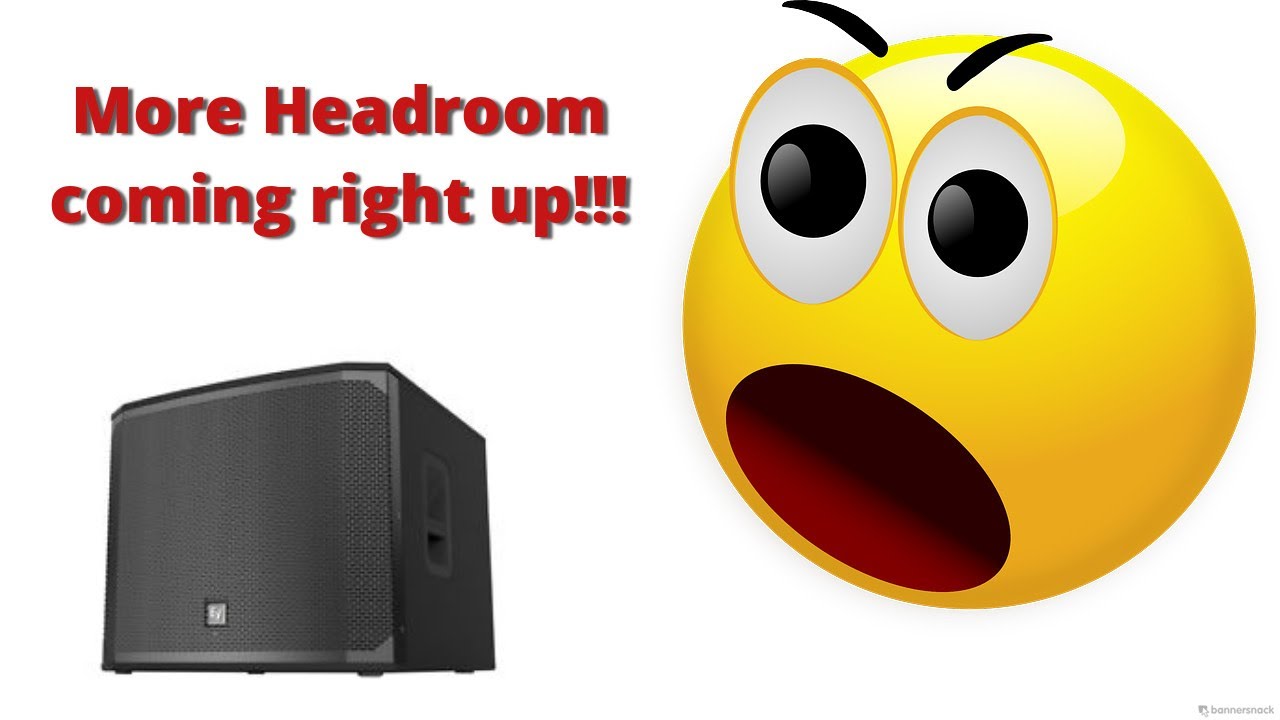 Increase headroom with subs on an aux system YouTube