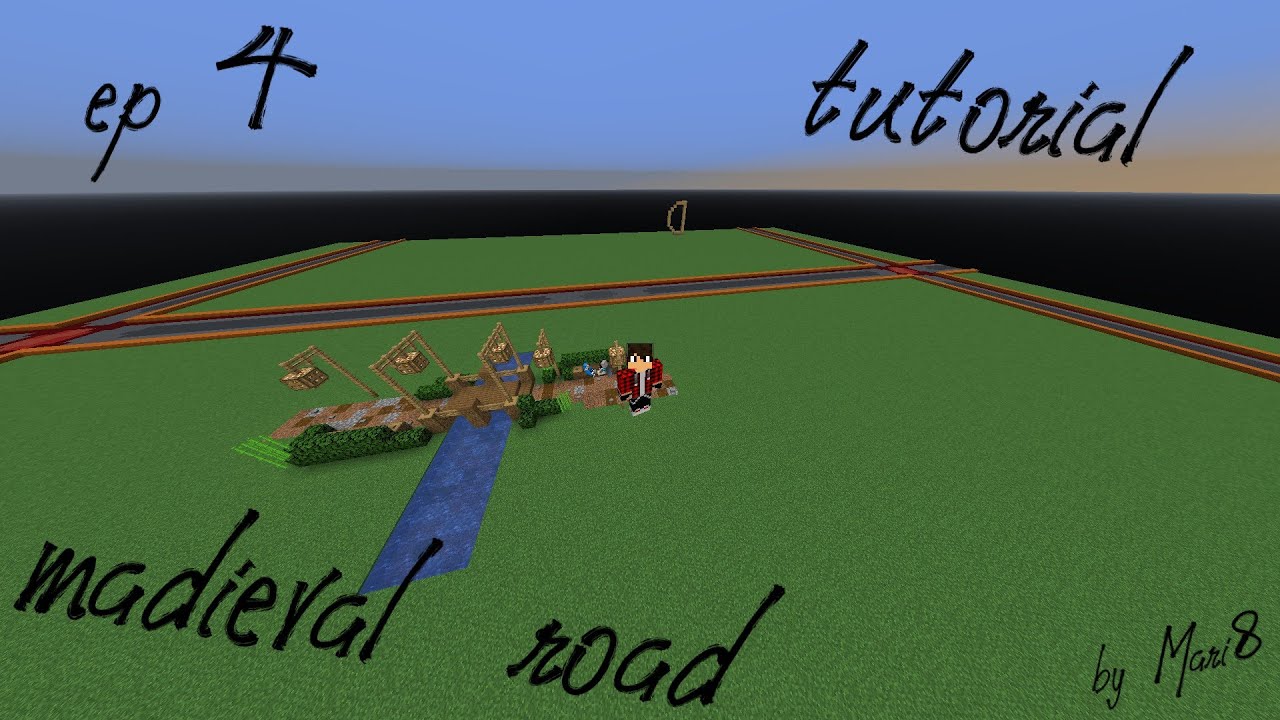 !!! Le strade romane!!!vi insegno a buildare ep  4 tutorial medieval road