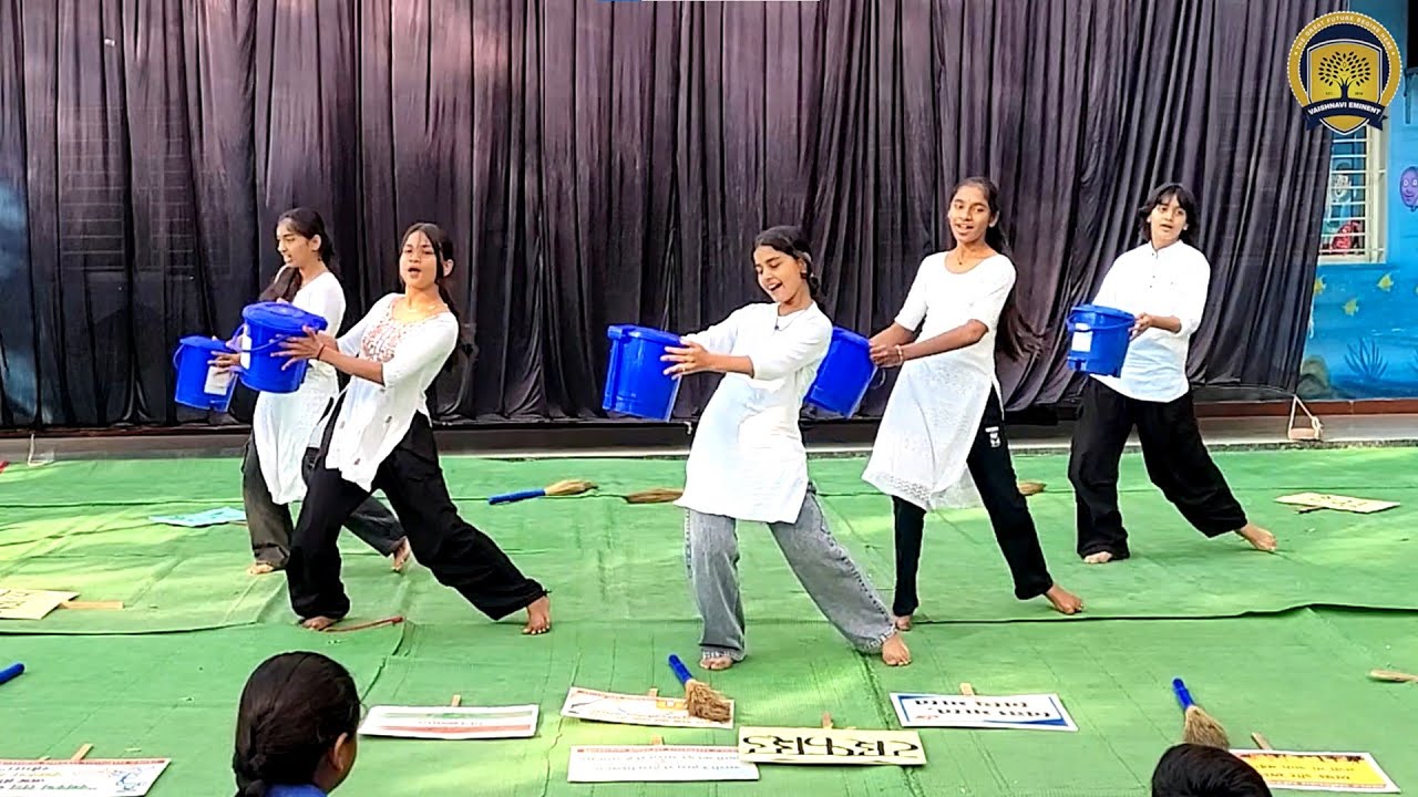 स्वच्छता अभियान पर आधारित शानदार नृत्य | गणतंत्र दिवस 2025 | #republicday #india | Vaishnavi Eminent