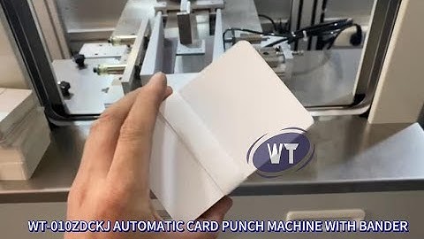 Complete Automated Card Manufacturing Solution from Card sheets printing to cards packaging in line!