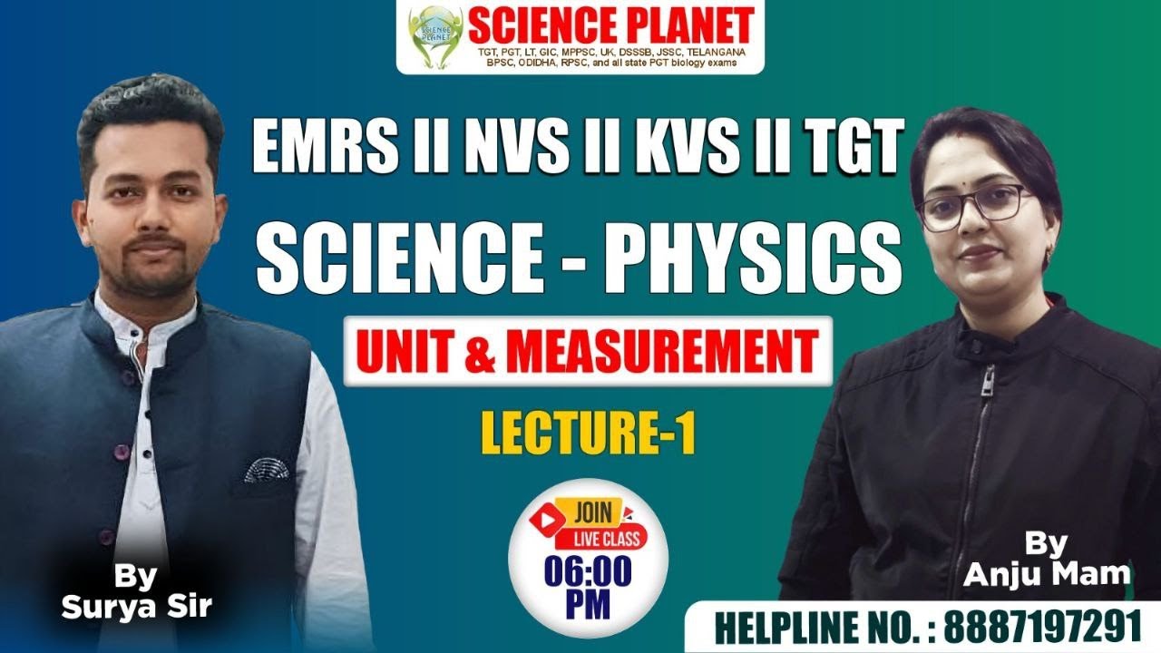 UNIT & MEASUREMENT  PHYSICS BY SURYA SIR