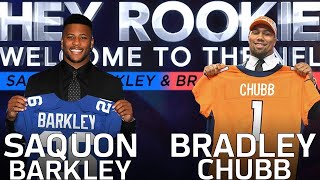 Saquon Barkley \& Bradley Chubb's Journey from the Combine to the 2018 NFL Draft | Hey Rookie