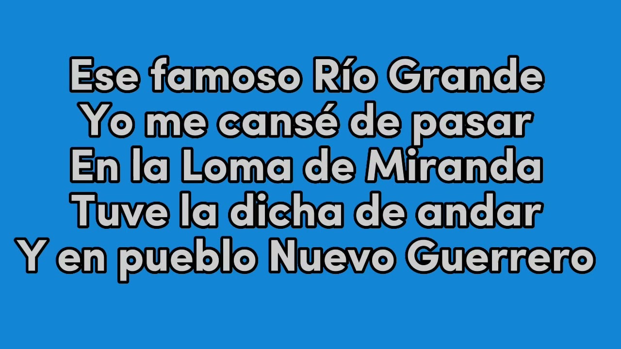 FRONTERA CHIQUITA - Los Invasores De Nuevo León (KARAOKE R.M)